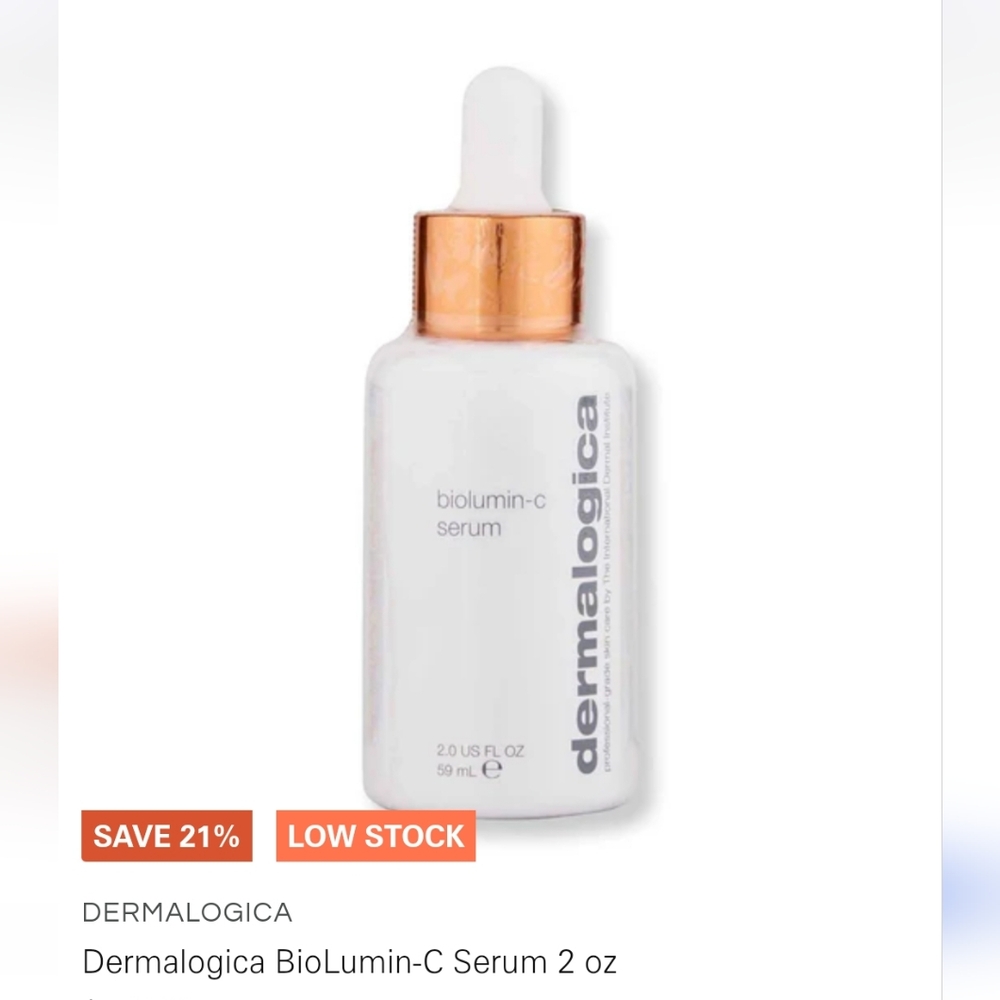 Dermalogica Biolumin C Serum 2.0 oz Large Size NWT Brand New Sealed Vitamin C 50